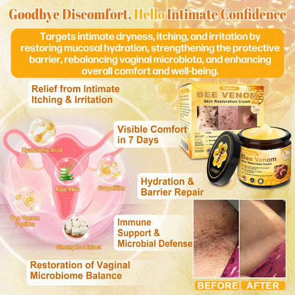 🔥 DERNIER JOUR – 80 % DE RÉDUCTION 🔥Crème Réparatrice pour la Peau au Venin d’Abeille Aeehfeng®