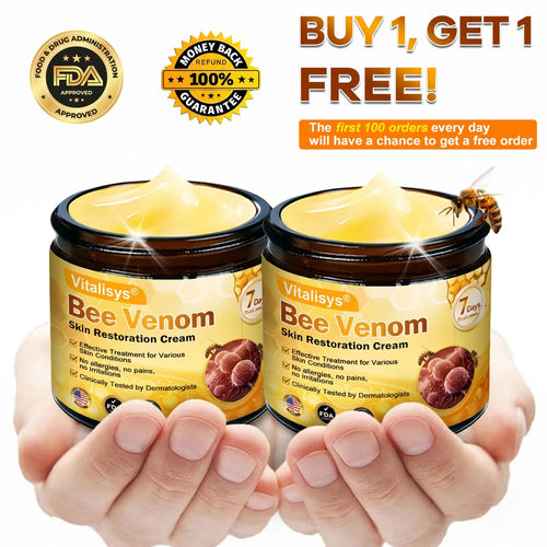 🔥 DERNIER JOUR – 80 % DE RÉDUCTION 🔥Crème Réparatrice pour la Peau au Venin d’Abeille Aeehfeng®